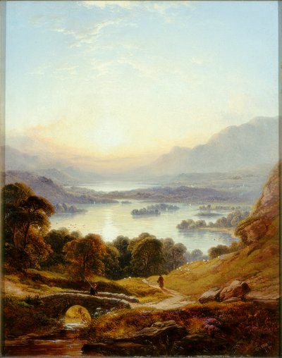 Derwentwater and Bassenthwaite Lakes, Keswick by George Blackie Sticks